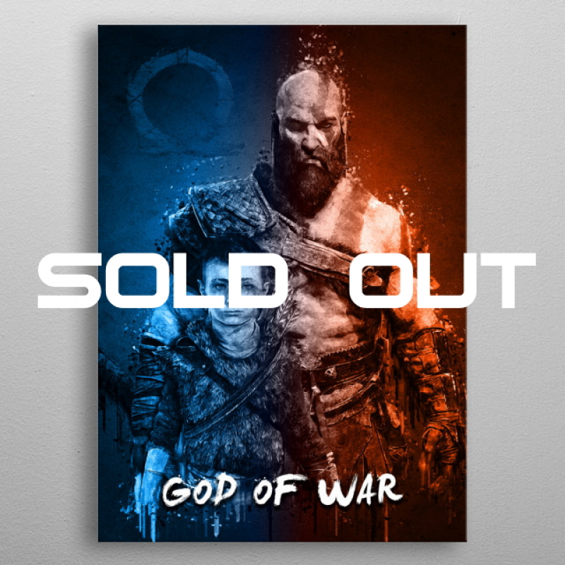 Displate Metall-Poster "God Of War" *AUSVERKAUFT*